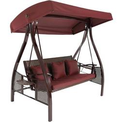 Sunnydaze Deluxe Steel Frame Porch Swing