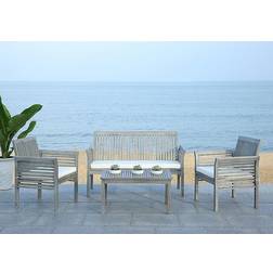 Safavieh Carson 4-pc Outdoor Lounge Set