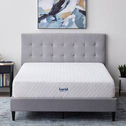 Lucid Comfort Collection 10 Inch Gel Memory Twin Polyether Mattress