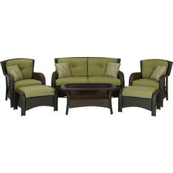 Hanover Strathmere Outdoor Lounge Set