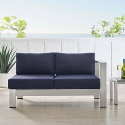 modway Collection EEI-4222-SLV-NAV Sunbrella Outdoor Sofa