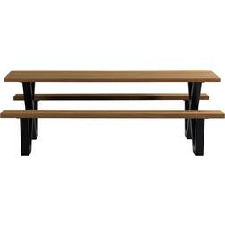 Woood Spisebord/picnicbord UDENDØRS BÆREDYGTIGT