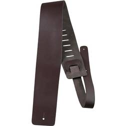 Perri's 3.5" Basic Leather Guitar Strap Brown 39 To 58 In