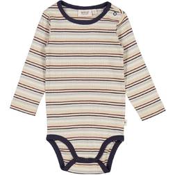 Wheat Langærmet Body multi stripe