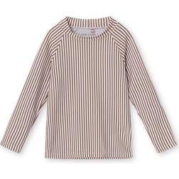 Mini A Ture Gani Schutzshirt - Acorn Brown Stripes