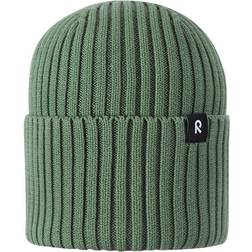 Reima Kid's Organic Cotton Beanie Hattara - Green Clay