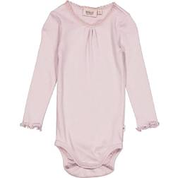Wheat Soft Lilac Rib Lace Body mdr