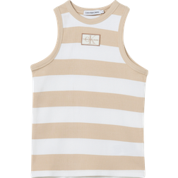 Calvin Klein Girl's Ribbed Sleeveless Top - Sand (IG0IG01949-0FA)