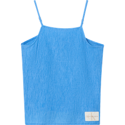 Calvin Klein Crinkle Tanktop - Blue Crush