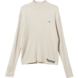 Tommy Hilfiger pige "Strik" Oatmilk