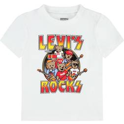 Levi's Teddy Bear Rock T shirt Hvid mdr