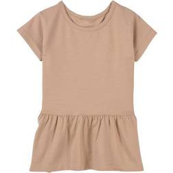 A Happy Brand T-shirt With Ruffle - Sand