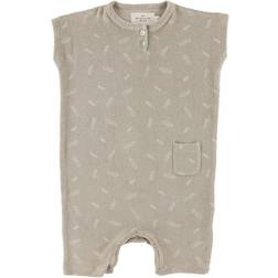 Monsieur Mini Terry Onesie Suit - Baguette Beige