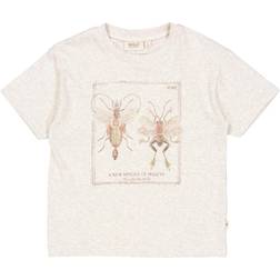 Wheat T-Shirt Insekter fossil melange