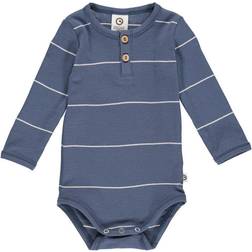 Müsli Stripe rib granny body Indigo