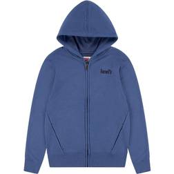 Levi's Logo Full Zip Hoodie Blå år