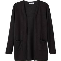 Name It Strickjacke Mit Langer Passform - Schwarz