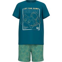 Name It Pyjama Korte - Blauw