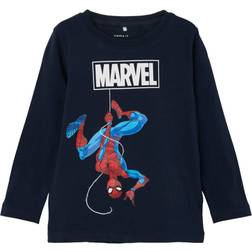 Name It Langarmshirt Spiderman - Dark Sapphire