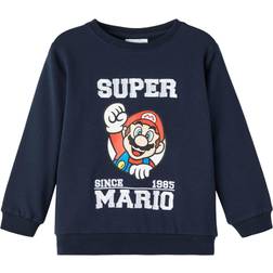 Name It Sweatshirt NmmDres Mario Dark Sapphire år (92) Sweatshirt