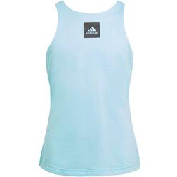 Adidas Girl's ParisTennis Y-Tank Top - Pulse Aqua/Black