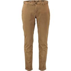 Alberto ROB Superstretch Slim Fit Chino - Light Brown/Brown