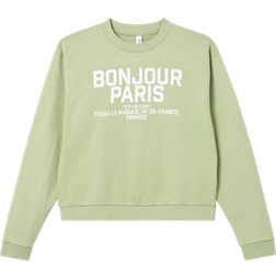 Vero Moda Vmbrenda Sweat-shirt - Vert/Blanc