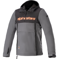 Alpinestars SHERPA MC-Huvtröja Svart-Tjärgrå-Röd Fluo