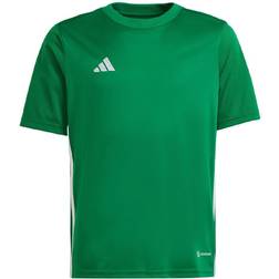 Adidas Junior Tabela 23 Short Sleeve T-shirt - Team Green/White