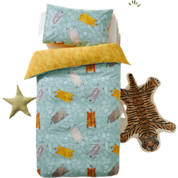 Wild Friends Kids Duvet Cover Set 47.2x59.1"