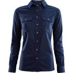 Aclima Leisurewool Reborn Shirt - Navy Melange