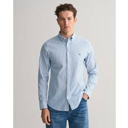 Gant Stribet Skjorte, Day Blue