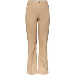 Pieces Wide Leg Jeans - Irish Cream