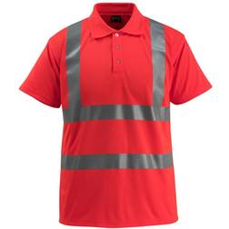 Mascot Polo Shirt - Hi-Vis Red