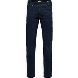 Selected SLHStraight-Scott 6155 Bb Su-st Jeans - Blue/Black Denim