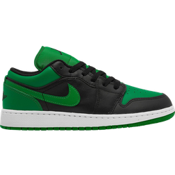 Nike Air Jordan 1 Low GS - Black/Lucky Green/White