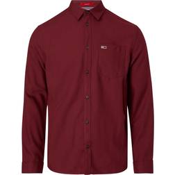 Tommy Jeans Camisa Solid Flannel - Hombre