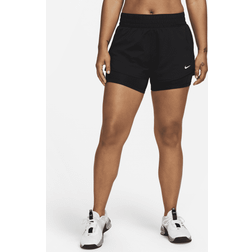 NIKE Dri-Fit One MR 2in1 Shorts - Black