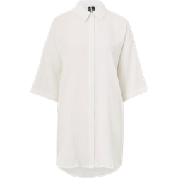 Vero Moda Chemise Regular Fit Col Chemise - Blanc