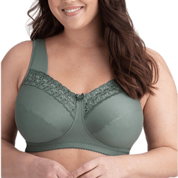 Miss Mary Broderie Anglais Non-Wired Bra - Green