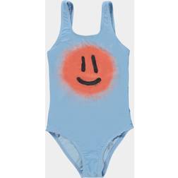 Molo Kids Blue Nika One-Piece Swimsuit 7878 Happy Air