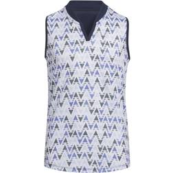 Adidas HEAT.RDY Printed Sleeveless Polo Shirt Collegiate Navy Kids