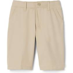 French Toast boys Flat Front Performance Stretch Shorts, Khaki