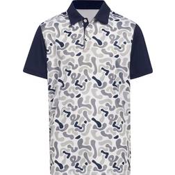 Adidas Camo-Printed Polo Shirt Collegiate Navy Kids