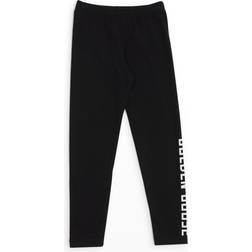 GOLDEN GOOSE Logo Print Leggings - Black