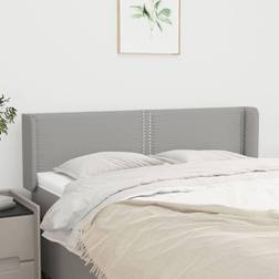 vidaXL kanter 147x16x78/88 stof Sengegavl