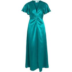 Vila Sittas Dresses - Emerald Green