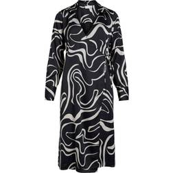 Vila Julie Wrap Dress - Black