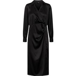 Vero Moda Kleo LS Calf Shirt Dress Black