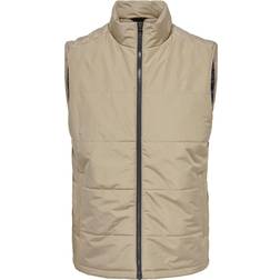 Only & Sons Quilted Vest - Gray/Chinchilla